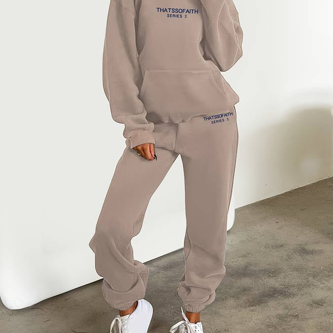 Dames Jogging Set - Tweedelig met Hoodie en Joggingbroek