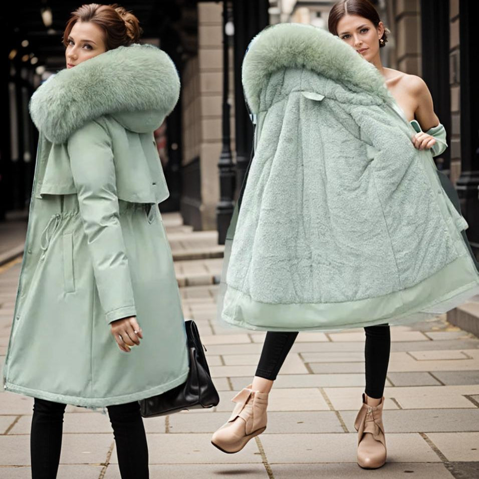 Dames Winter Parka - Waterdichte met Warme Voering en Capuchon