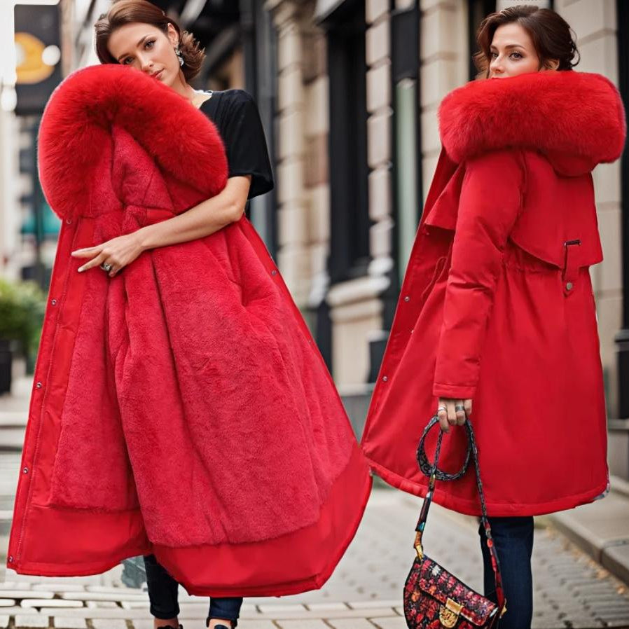 Dames Winter Parka - Waterdichte met Warme Voering en Capuchon