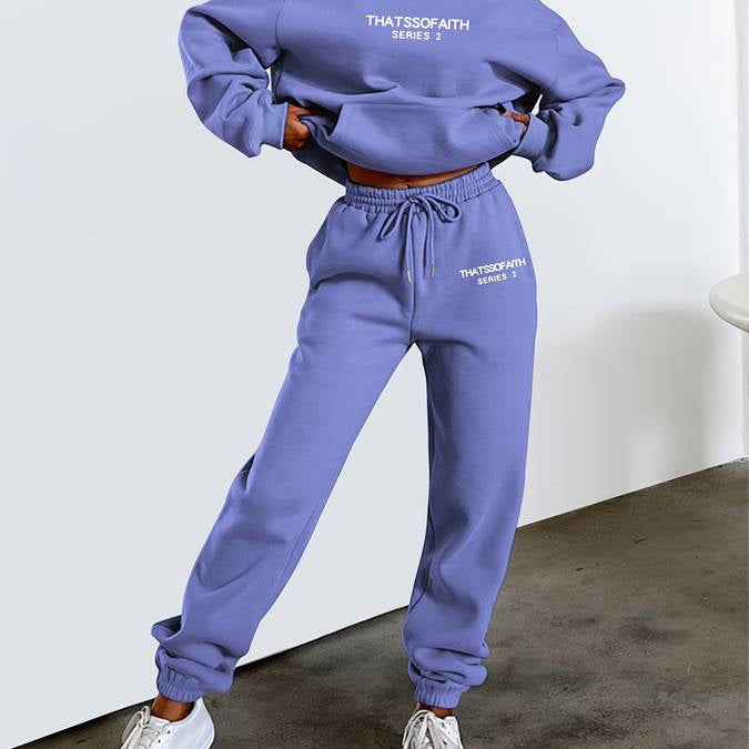 Dames Jogging Set - Tweedelig met Hoodie en Joggingbroek