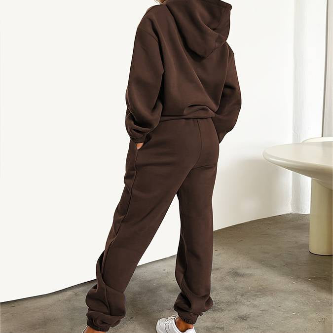Dames Jogging Set - Tweedelig met Hoodie en Joggingbroek