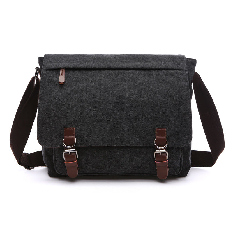 Heren Crossbody Tas - Verstelbaar met Klep