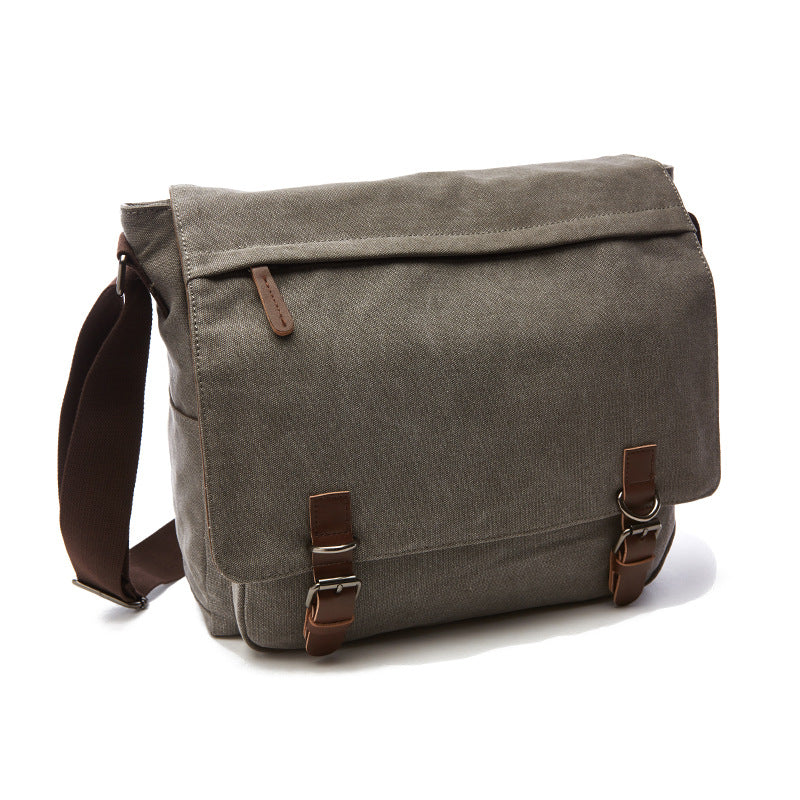 Heren Crossbody Tas - Verstelbaar met Klep