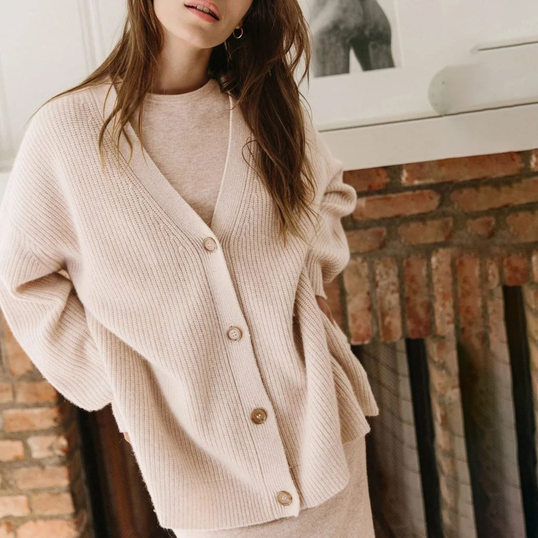 Dames Oversized Vest - Lange Pasvorm Gebreid