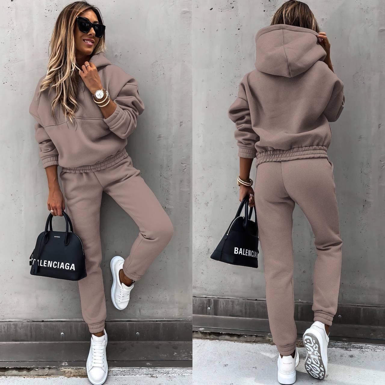 Dames Tweedelige Set - Hoodie met Joggingbroek