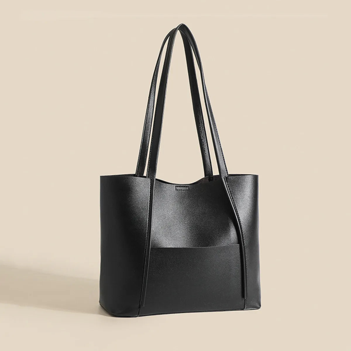 Dames Ruime Tote Bag - Gestructureerd met Voorvak