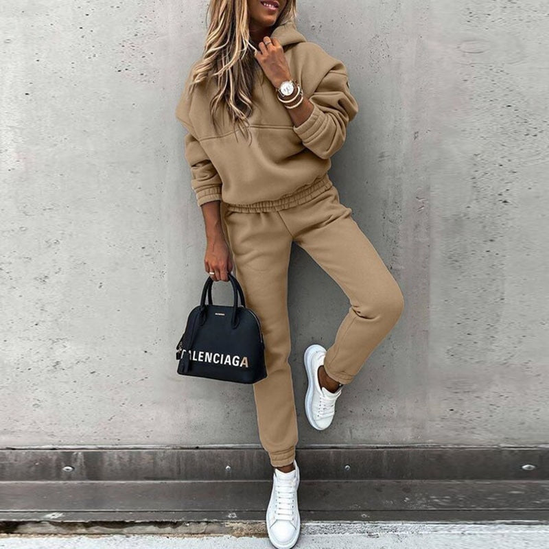 Dames Tweedelige Set - Hoodie met Joggingbroek