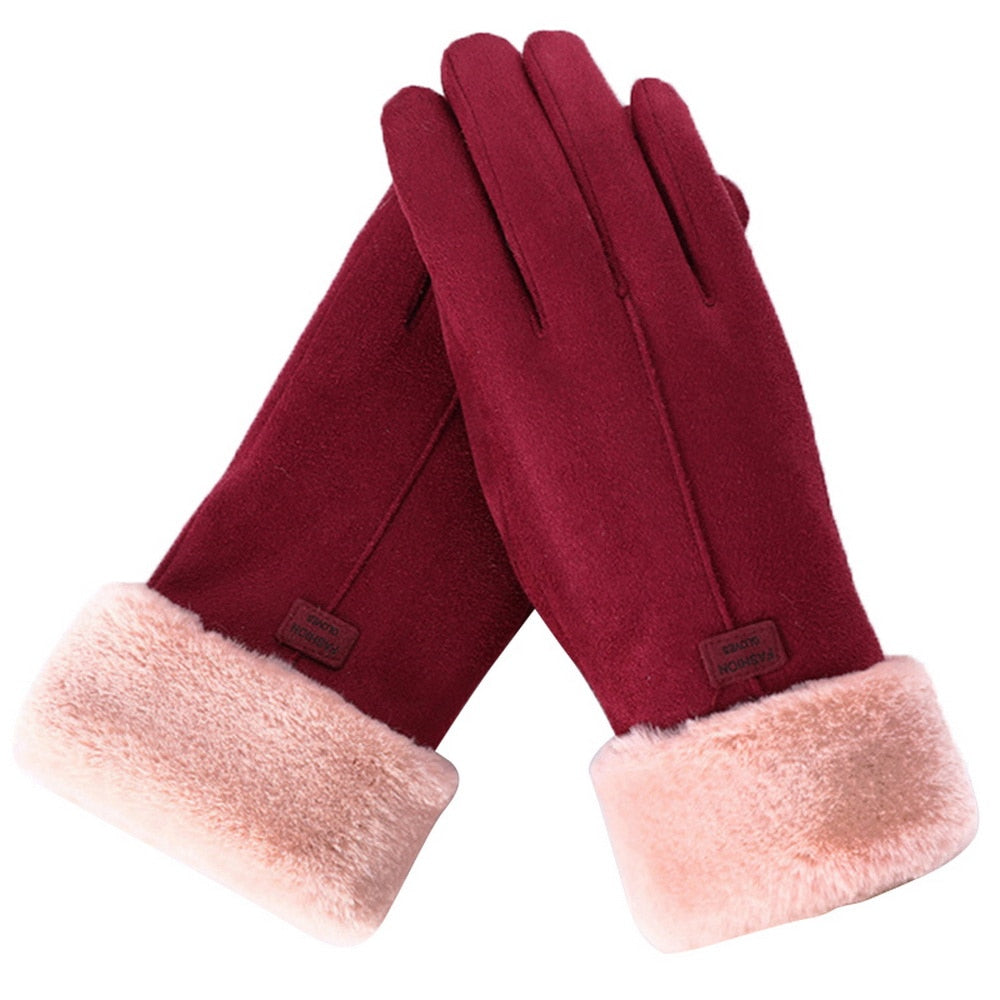 Dames Handschoenen - Warme met Manchet en Voering