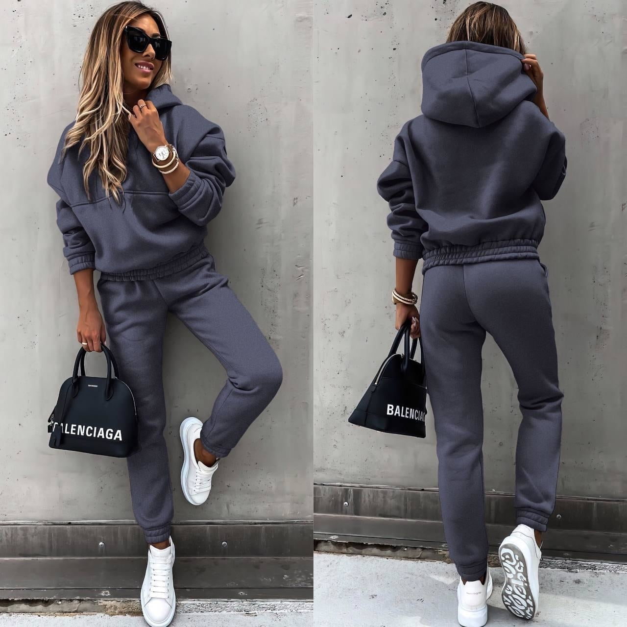 Dames Tweedelige Set - Hoodie met Joggingbroek