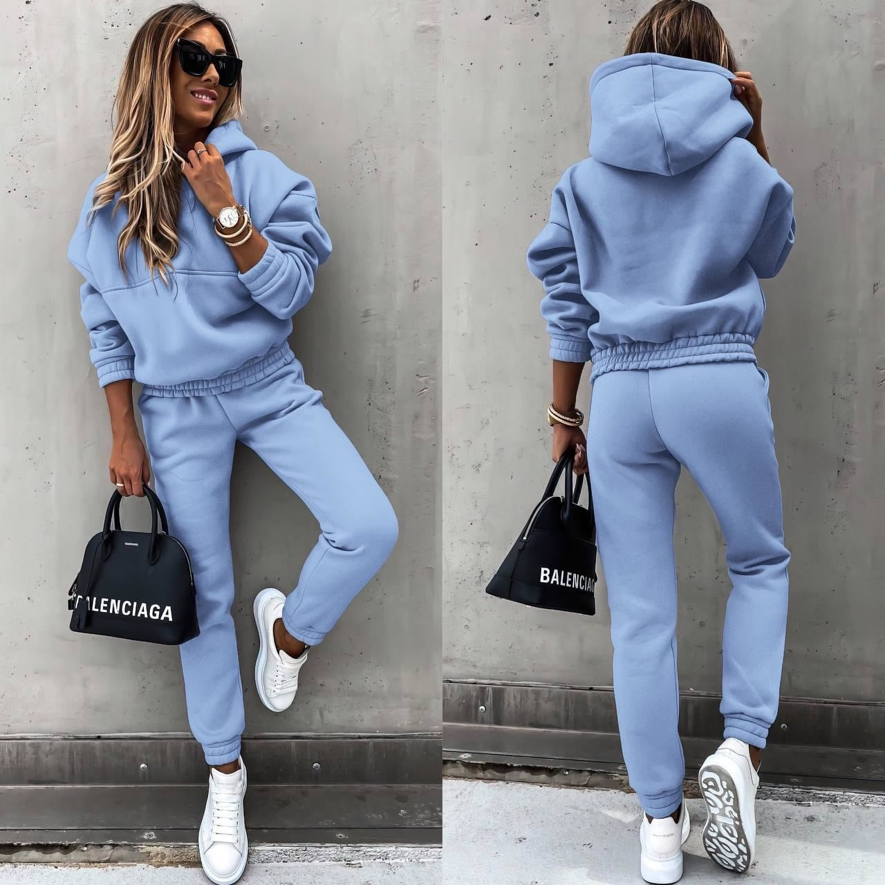 Dames Tweedelige Set - Hoodie met Joggingbroek