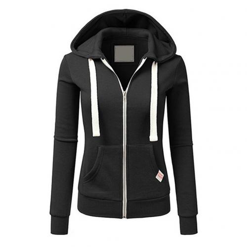 Women's Fitted Hoodie - With Zipper and Drawstring