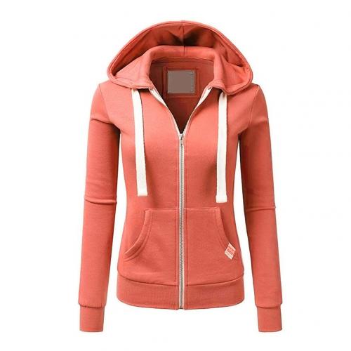 Women's Fitted Hoodie - With Zipper and Drawstring