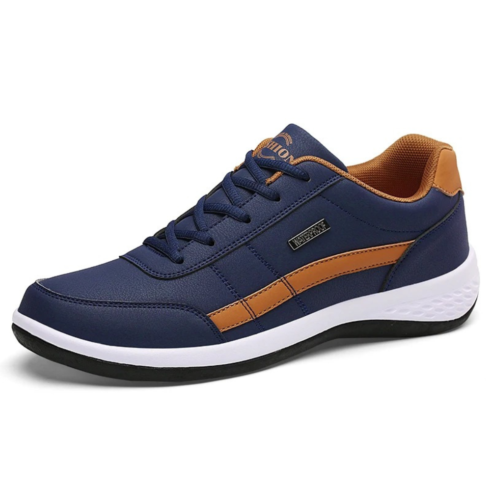 Heren Sneakers - Vetersluiting Met Contrasterende Kleuraccenten