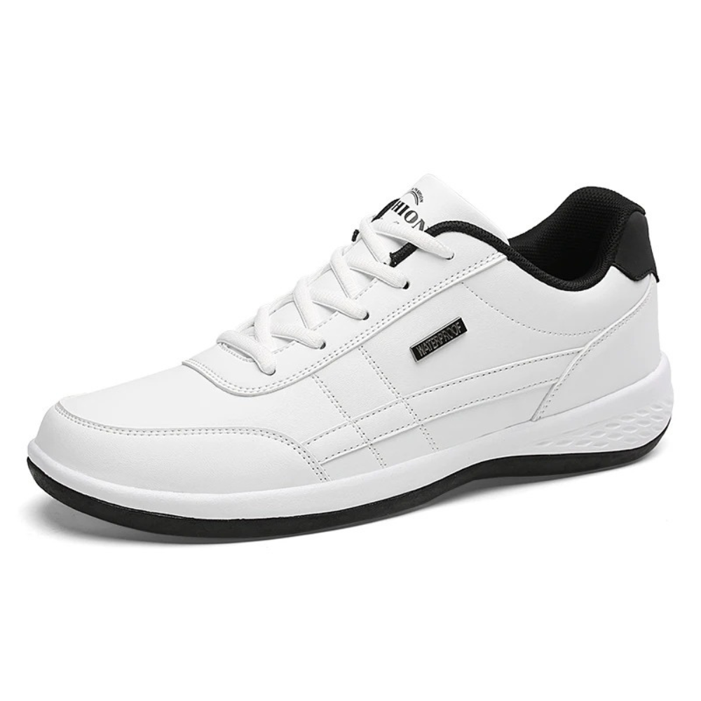 Heren Sneakers - Vetersluiting Met Contrasterende Kleuraccenten