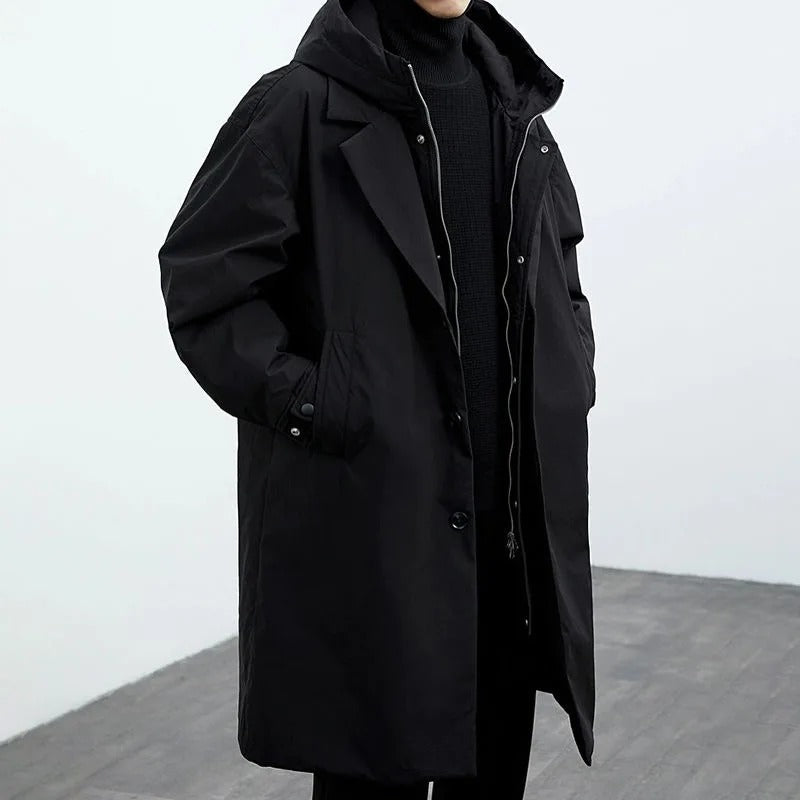 Heren Trenchcoat - Waterdicht met capuchon